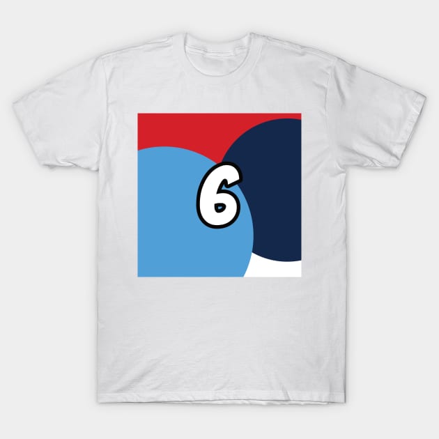 Nicholas Latifi Coloured Circles - Driver Number T-Shirt by GreazyL